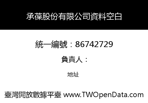 承葆股份有限公司資料空白