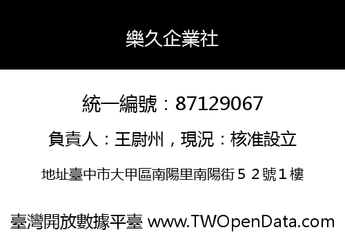 樂久企業社