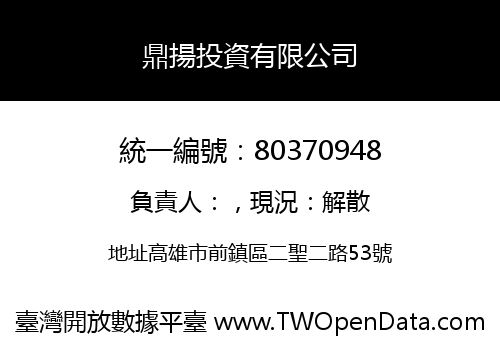 鼎揚投資有限公司