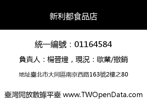 新利都食品店