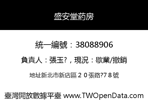 盛安堂葯房