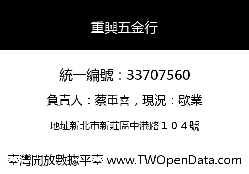重興五金行