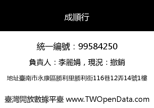 成順行