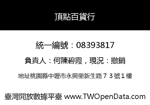 頂點百貨行