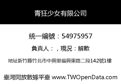 青狂少女有限公司