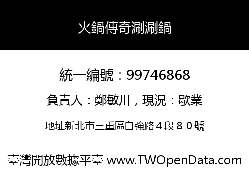 火鍋傳奇涮涮鍋