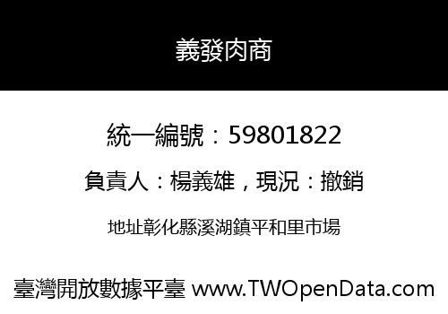 義發肉商
