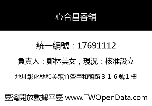 心合昌香舖