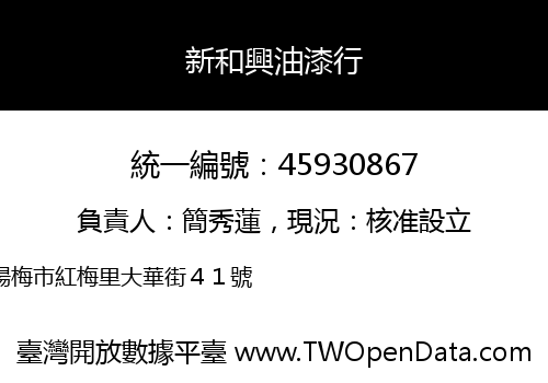 新和興油漆行
