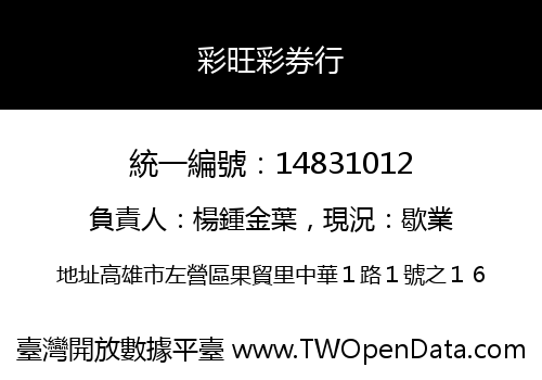 彩旺彩券行