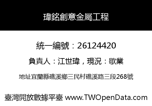 瑋銘創意金屬工程