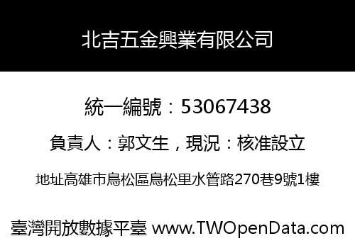 北吉五金興業有限公司