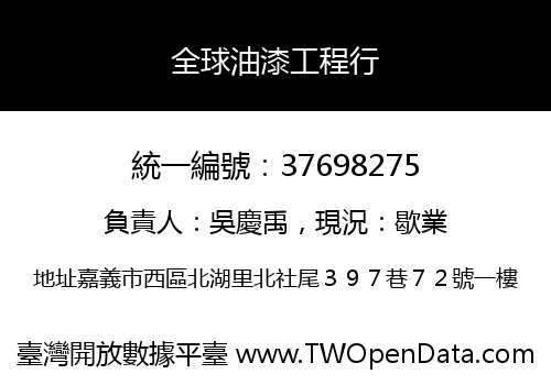 全球油漆工程行