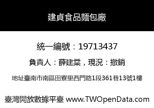 建貞食品麵包廠