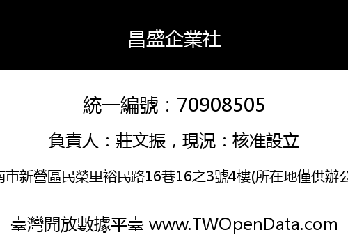 昌盛企業社