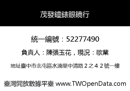 茂發鐘錶眼鏡行