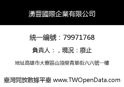 湧豐國際企業有限公司