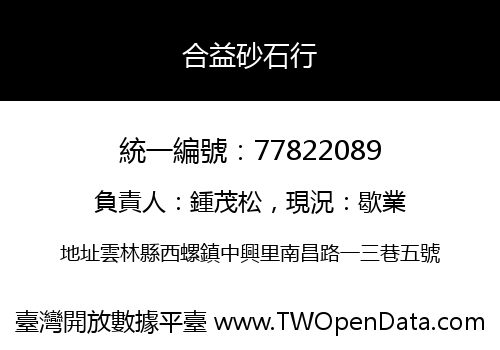 合益砂石行