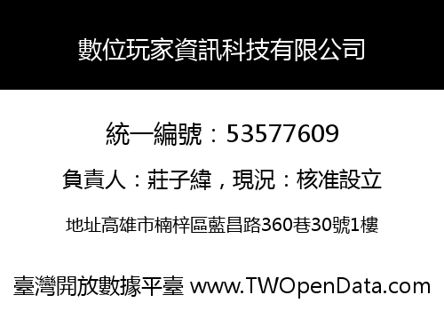 數位玩家資訊科技有限公司