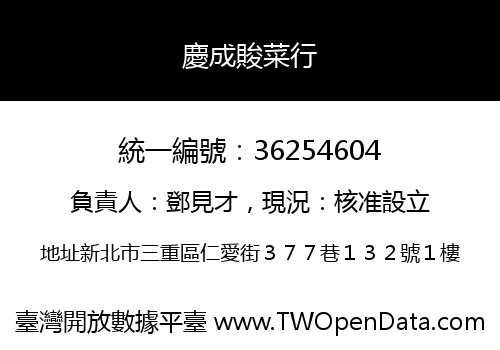慶成賐菜行