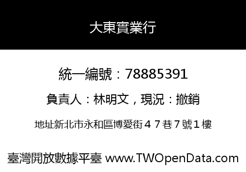 大東實業行