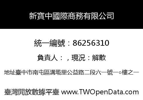 新寶中國際商務有限公司
