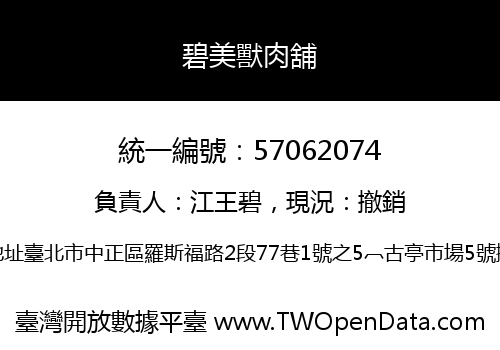 碧美獸肉舖