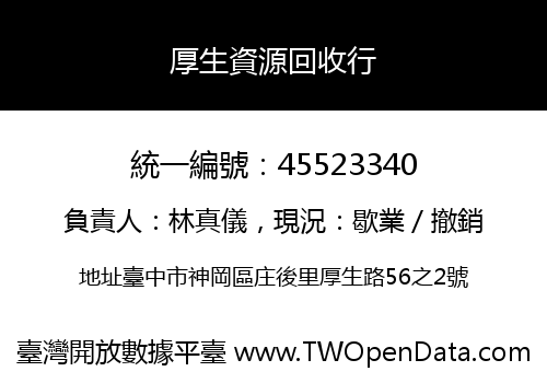 厚生資源回收行