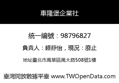 車隆堡企業社