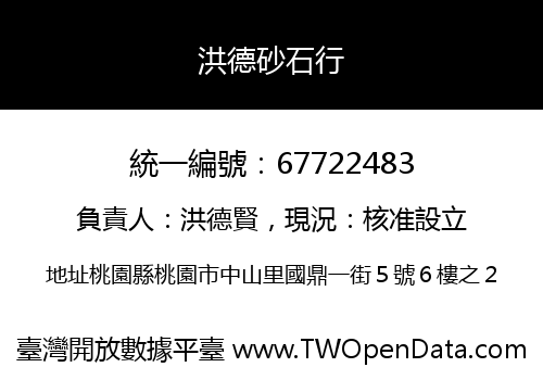 洪德砂石行