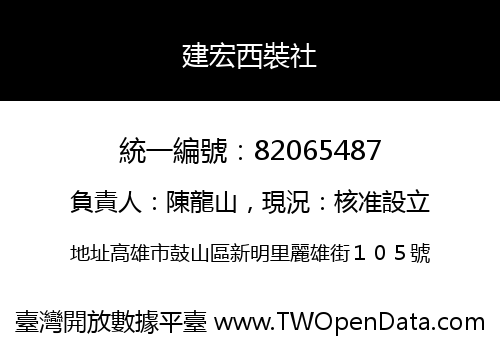 建宏西裝社