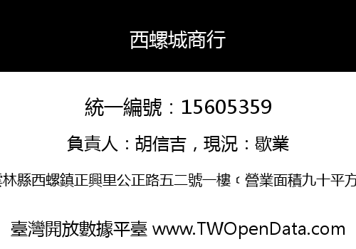 西螺城商行