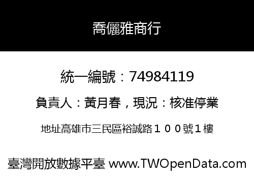 喬儷雅商行