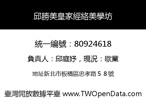 邱勝美皇家經絡美學坊