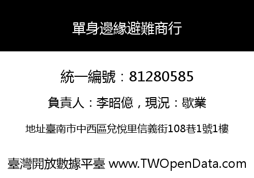 單身邊緣避難商行