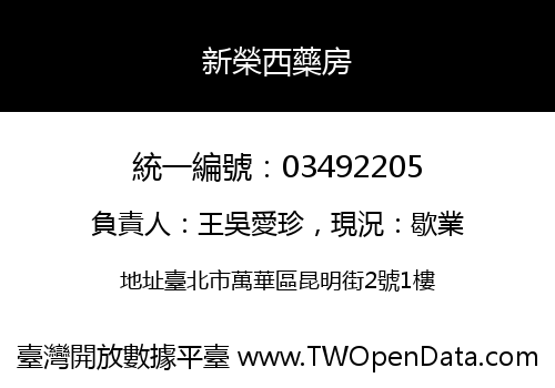 新榮西藥房