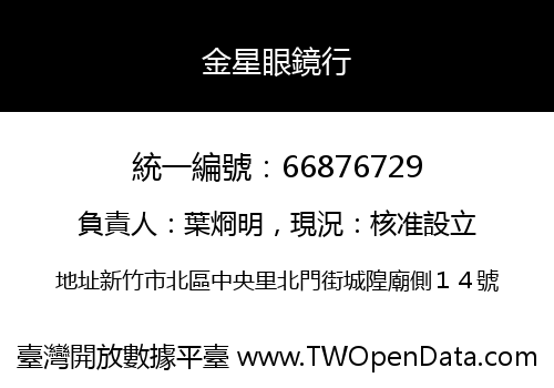 金星眼鏡行