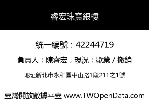睿宏珠寶銀樓