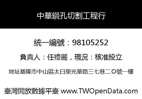 中華鑽孔切割工程行