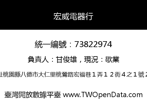 宏威電器行