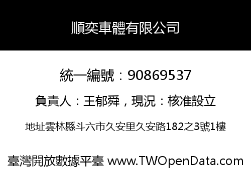 順奕車體有限公司
