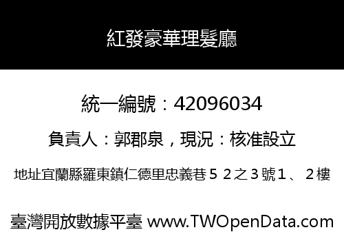紅發豪華理髮廳