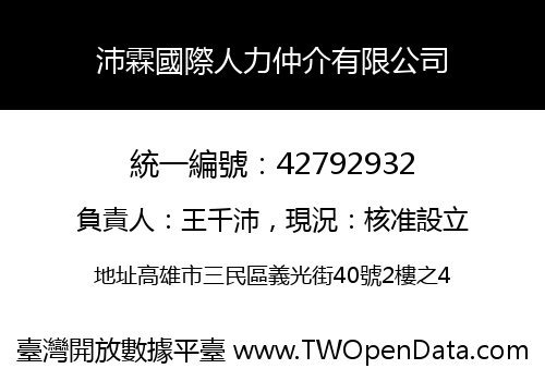 沛霖國際人力仲介有限公司