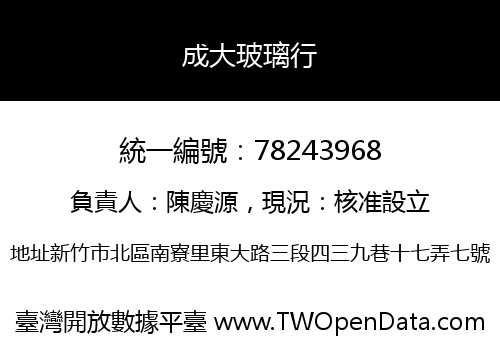 成大玻璃行