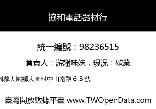 協和電話器材行