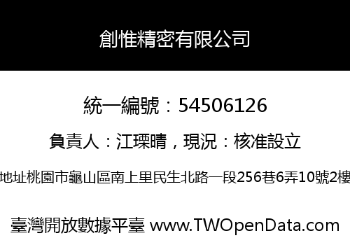 創惟精密有限公司