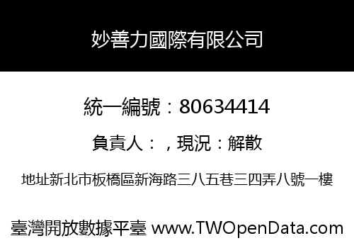 妙善力國際有限公司