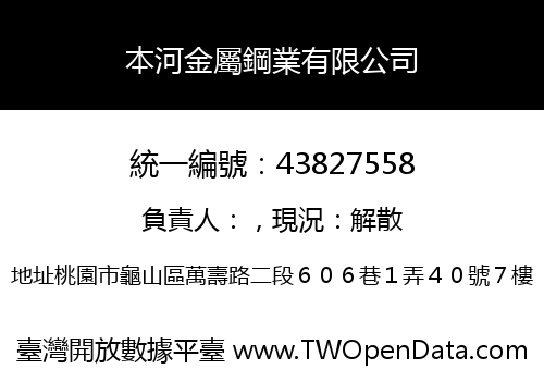 本河金屬鋼業有限公司