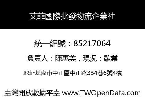 艾菲國際批發物流企業社