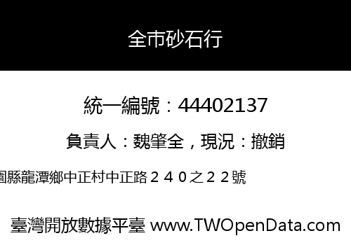 全巿砂石行